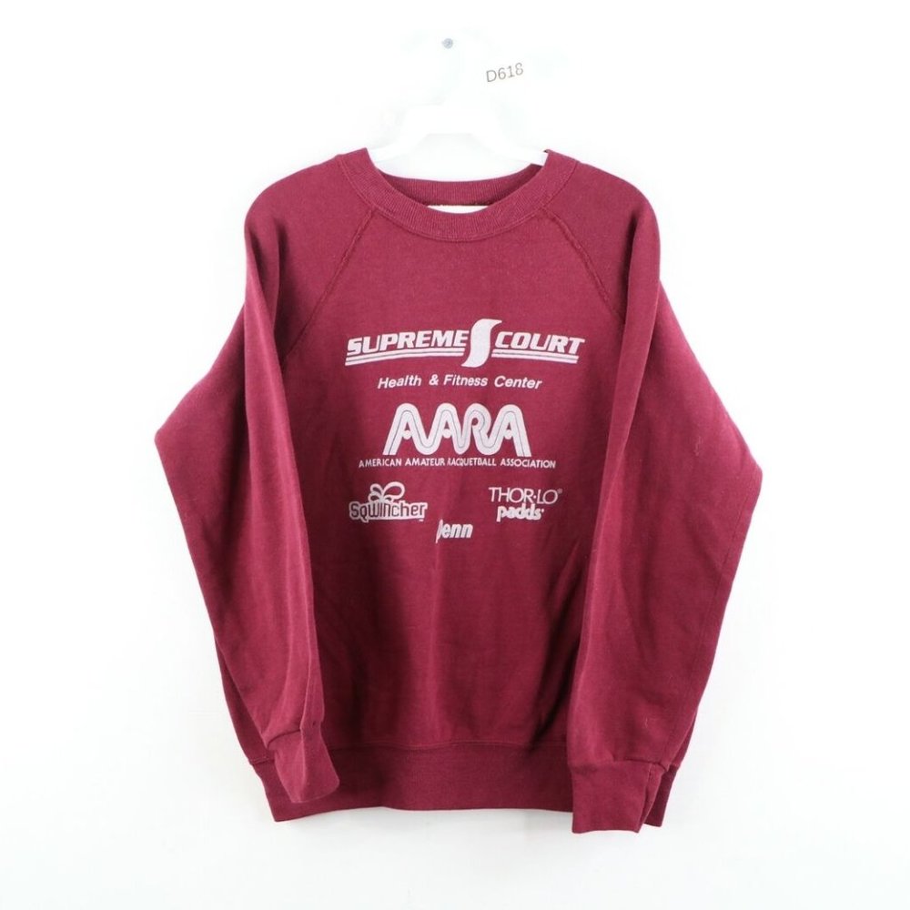 Vtg 80s American Amateur Racquetball Sweatshirt